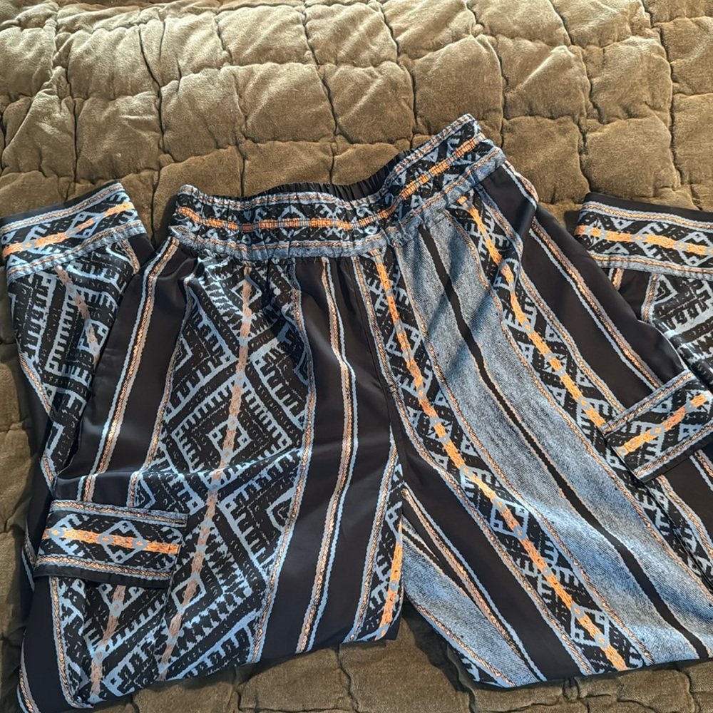 Free People Visionary Printed Pants